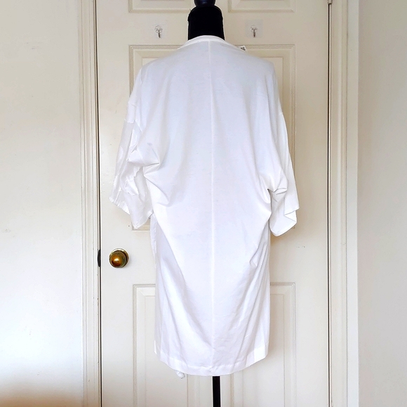 NWT. Zara Short Sleeve Loose Fit Layered Dress with buckle. - Picture 2 of 7